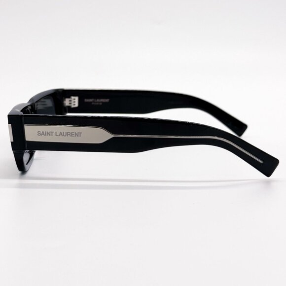 NEW SAINT LAURENT SUNGLASSES, SAINT LAURENT WOMEN BLACK SL660/F 001 - Picture 5 of 9